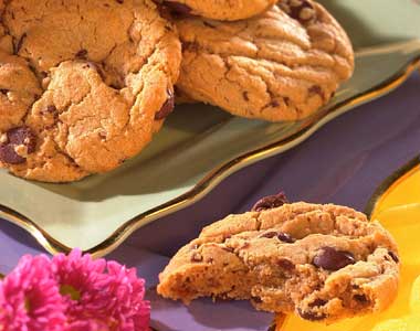 Dessert : Cookies sans beurre aux pépites de chocolat