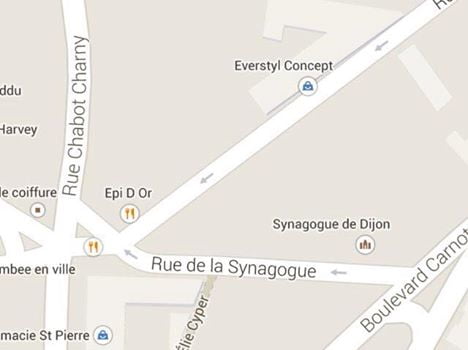 attaque à la voiture bélier à Dijon derrière la synagogue de Dijon