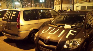 tagg juif sur les voitures