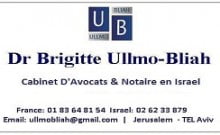Cabinet d'avocats en Israël Brigitte Ullmo Bliah pour toutes vos transactions et investissements en Israël