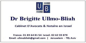 Cabinet d'avocats en Israël Brigitte Ullmo Bliah pour toutes vos transactions et investissements en Israël