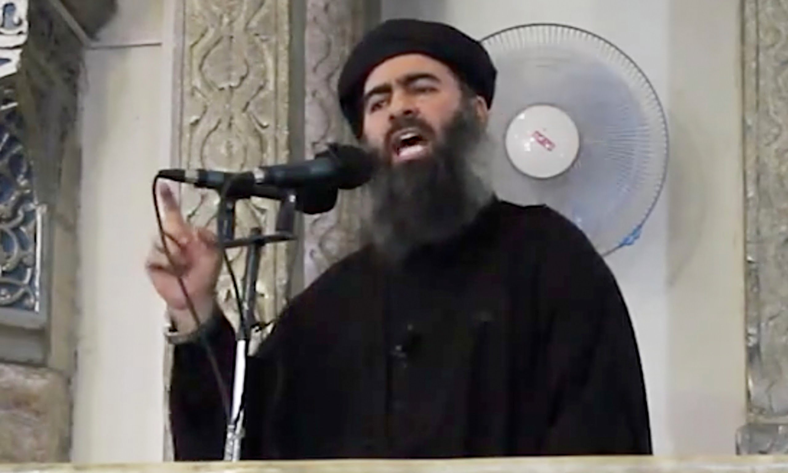 Abu Bakr al-Baghdadi grievement blessé