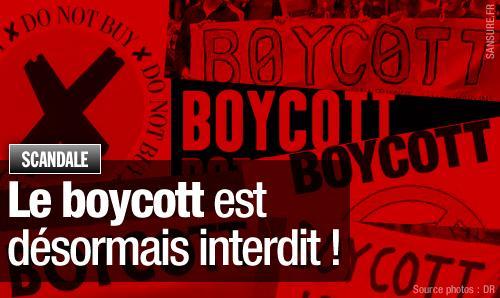 USA Boycott contre israel interdit