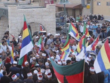Les druzes israéliens demandent que l’Etat Hébreu aide leurs frères de Syrie, manifestation