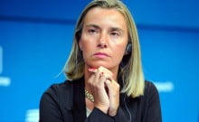 Israël a déclaré qu'il était pour le processus de paix à Federica Mogherini