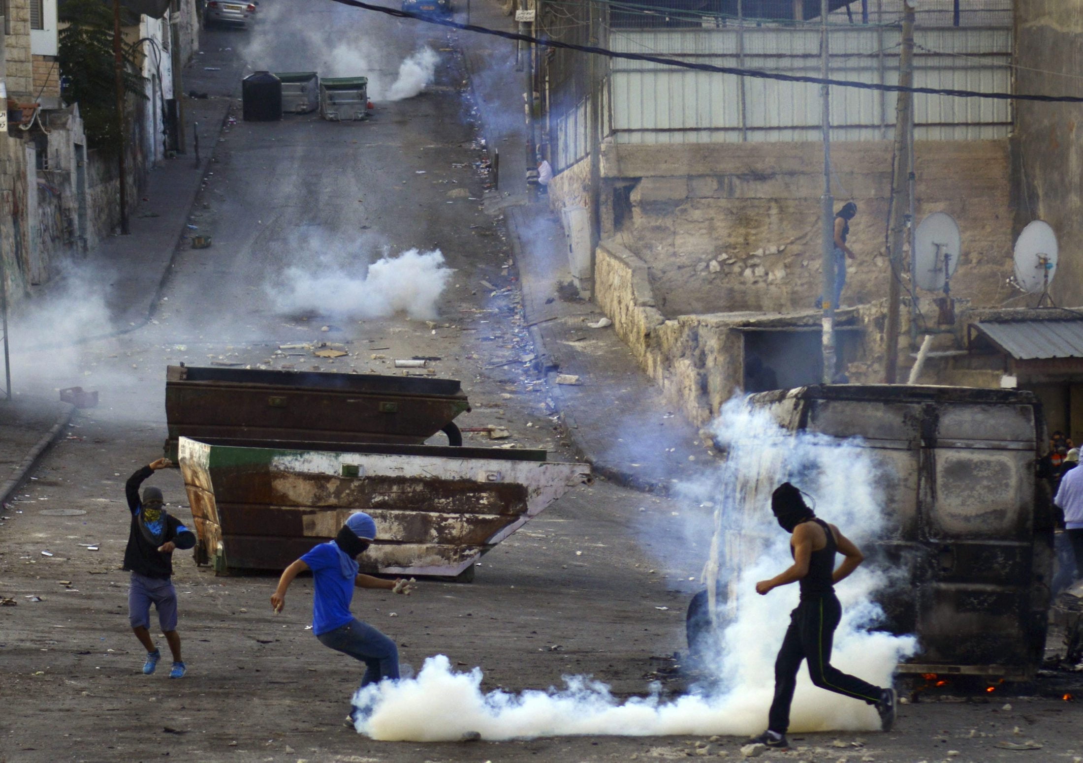 émeutes sur le mont du temple Jérusalem