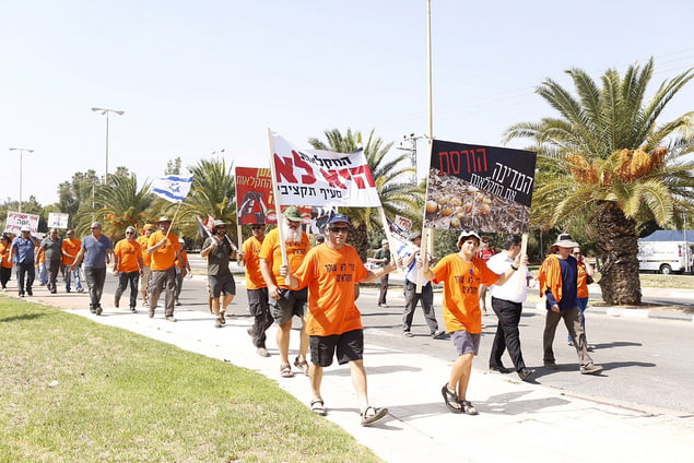 Israël : les agriculteurs en colère descendent dans les rues