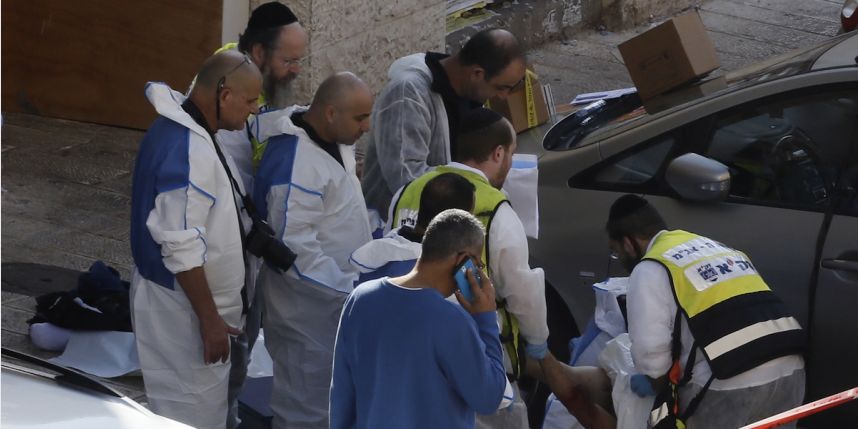 Attaques terroristes à Jérusalem des soldats blessés