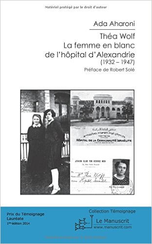 Théa wolf, la femme en blanc à l'hôpital d'Alexandrie