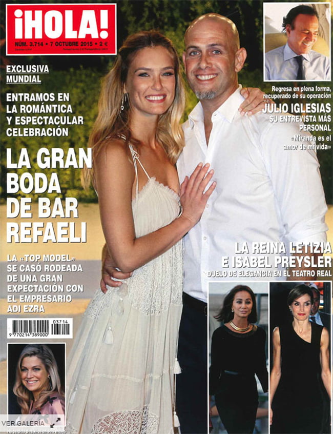 En exclusivité: les premières photos du mariage de Bar Raphaeli