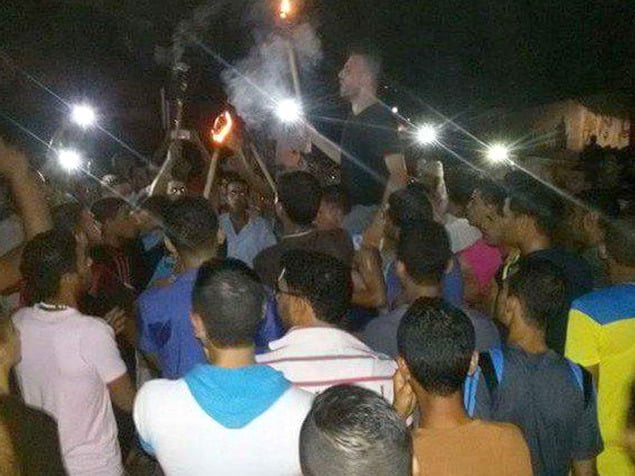 manifestants à Gaza