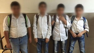 écoliers palestiniens