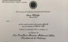 BVCA demande des excuses publics de la part de Mahmoud Abbas