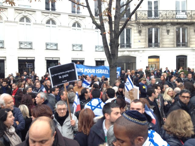 Ils sont venus soutenir Israël à Paris 