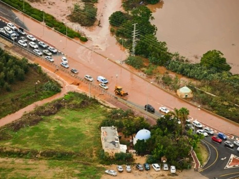 Israël : pluies diluviennes dans tout le pays