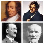 Adolf Hitler,CHATEAUBRIAND,Blaise Pascal,Alphonse Toussenel