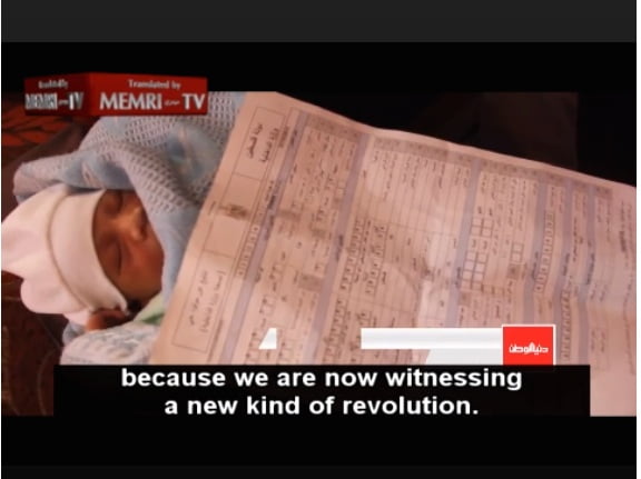 Pour preuve de leur solidarité à l'intifada au couteau ils nomment leur nouveau né : couteau de jérusalem