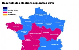 Carte définitive résultats régionales 13 décembre second tour