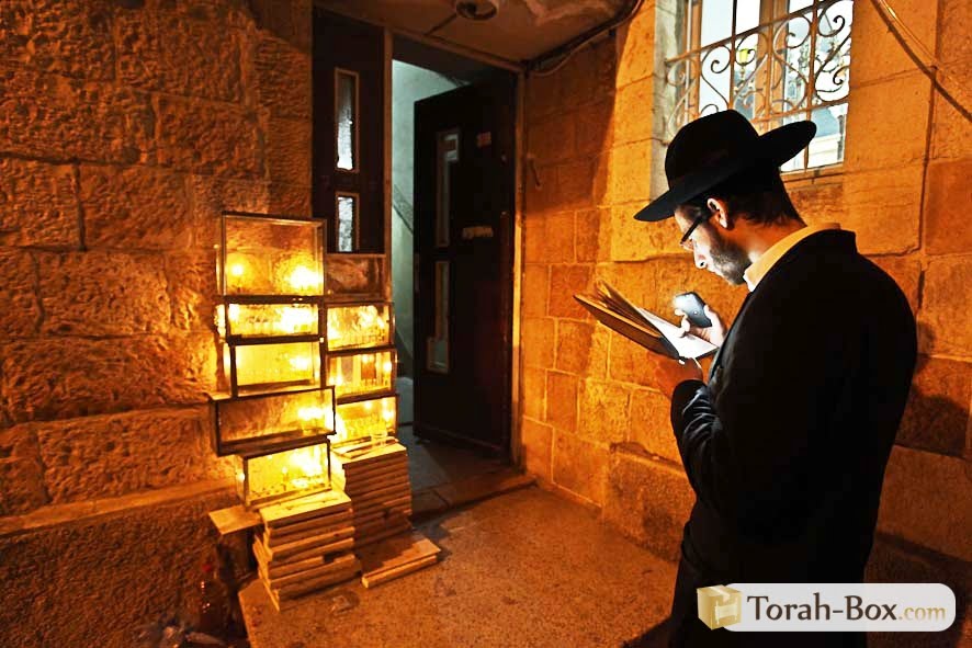 Hannouka en Israël à bnei brak