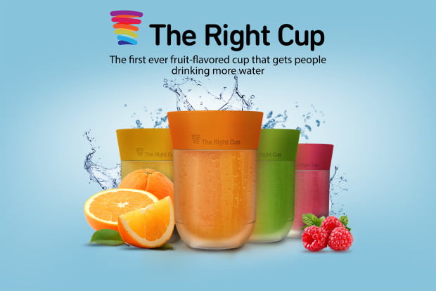 Invention israélienne: The Right Cup, dupez votre cerveau et buvez plus d’eau !
