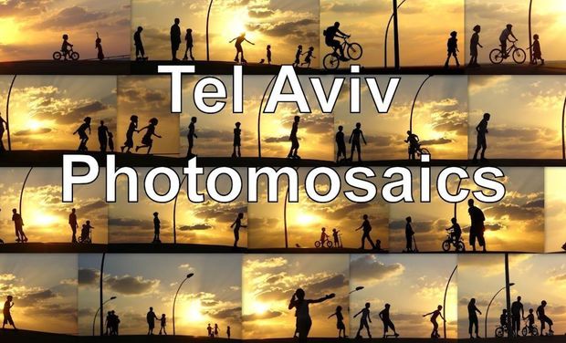 tel aviv,photomosaics livre deRosine Klatzmann-Wasserman