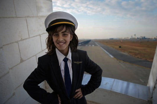 Amani, 10 ans, veut être pilote