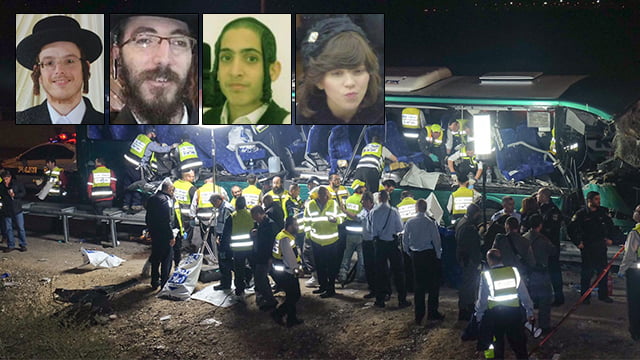 Six morts dans une collision entre un bus et un camion sur la route 1