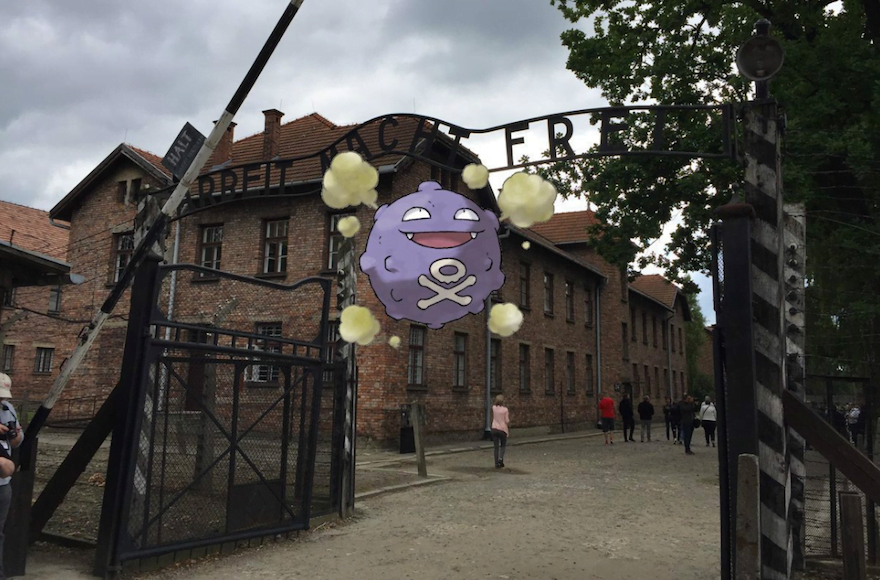 Irrespectueux : Pokémon Go à Auschwitz