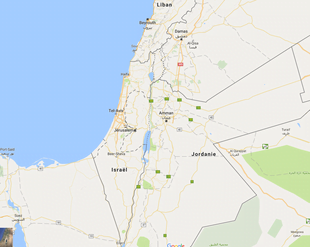 la bonne nouvelle jamais eu de Palestine sur google maps