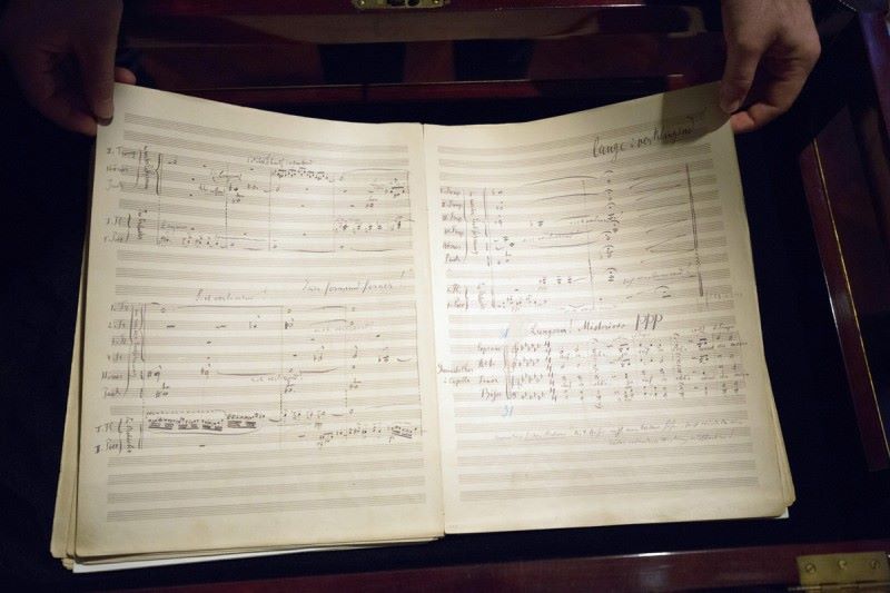 Le manuscrit de la symphonie n°2 de Gustav Malher vendu aux enchères