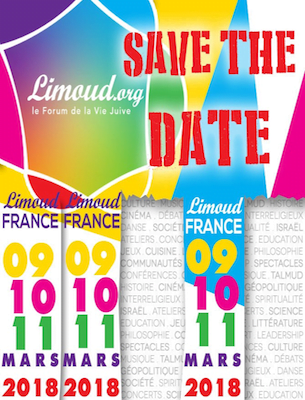 inscrivez vous et rejoignez nous au Limoud 