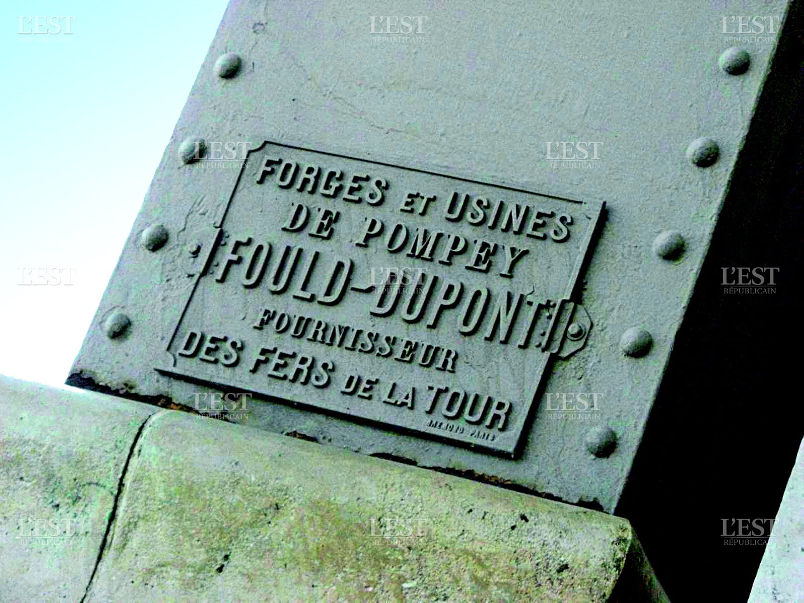 La Plaque en l’honneur d’Alphonse Fould.