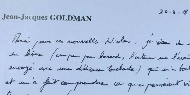 La lettre de Jean-Jacques Goldman sur la différence 