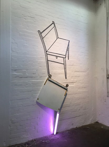 Nir Alon : mesures du chaos Chelouche Gallery, Tel Aviv, 2018. 