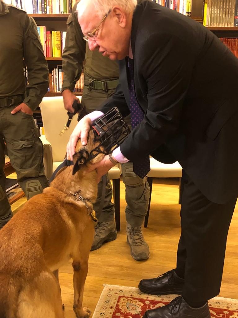 Rambo rend visite au président israélien 