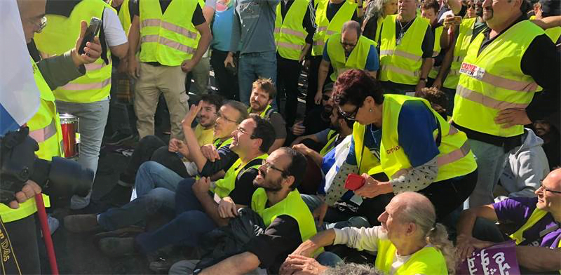Les Gilets Jaunes en Israël une forte mobilisation 