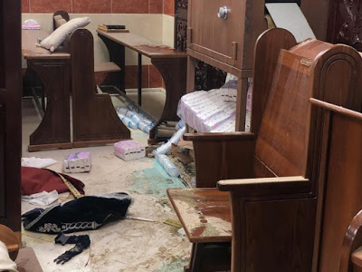 Profannation de la synagogue à Jérusalem 