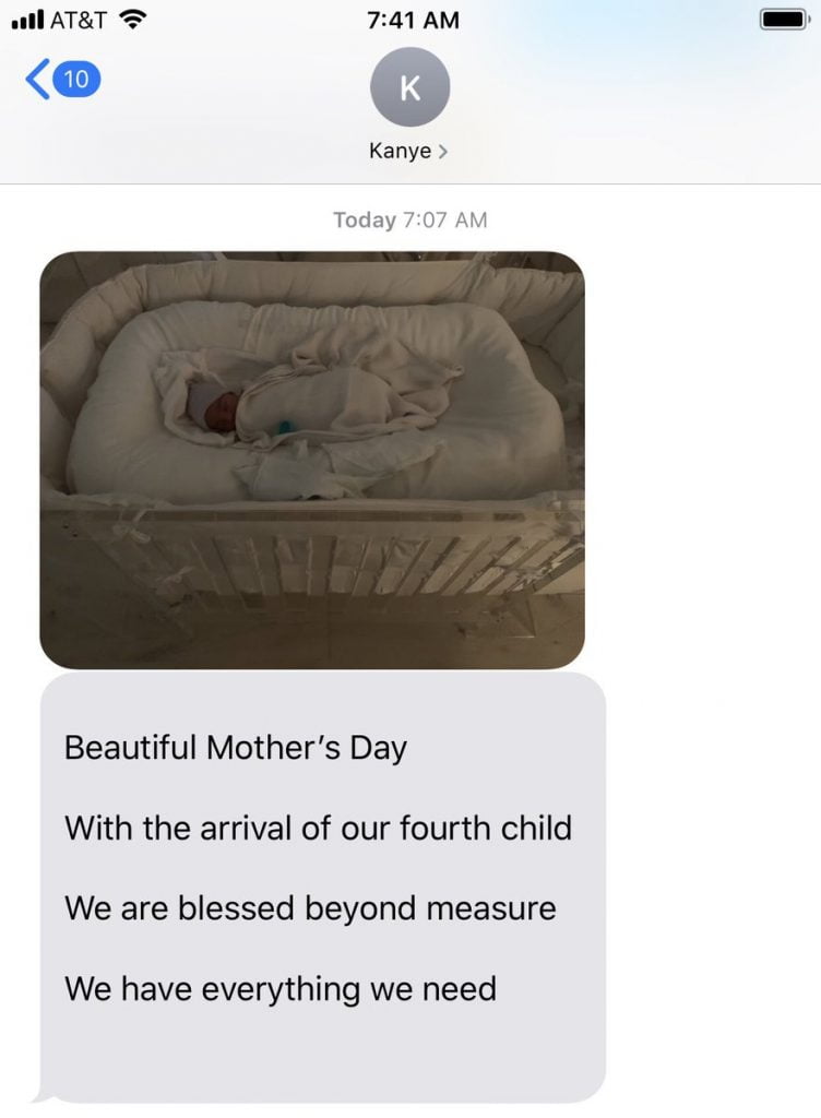 Kardashian West a annulé une visite prévue en Israël et révèle le prénom de son dernier enfant 