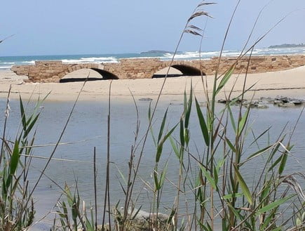 Vestige du pont de pierre en Israël 