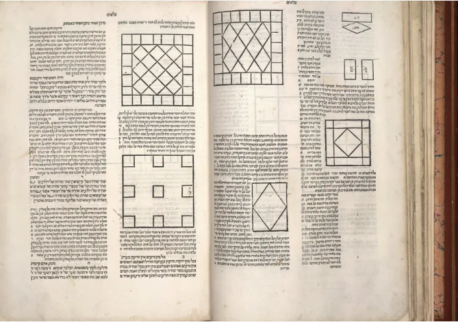 Deux pages du premier Mishna complet