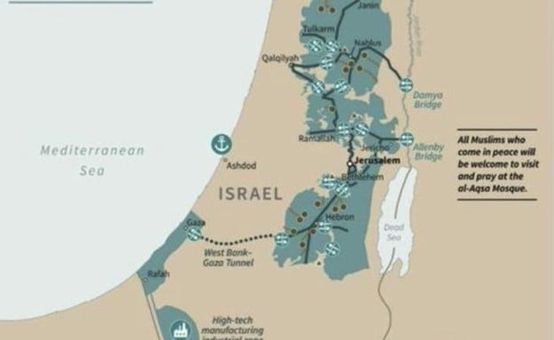 La Palestine sur la carte 