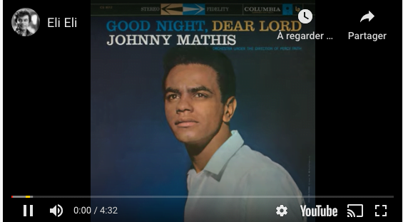 Eli Eli une chanson juive en Yiddish repris par les noirs américains