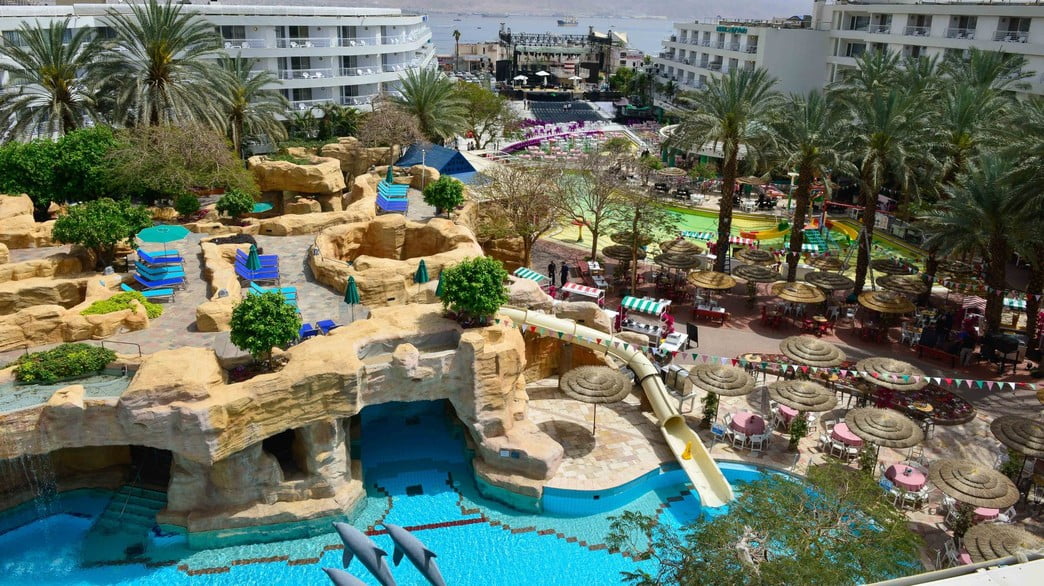 plus populaires hôtels d'Eilat, le Club Hotel.