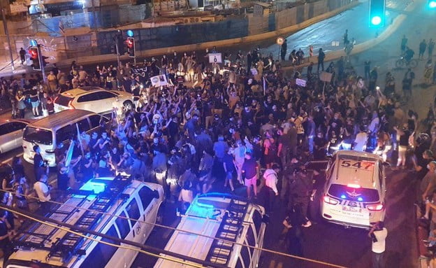 Manifestation à Tel Aviv