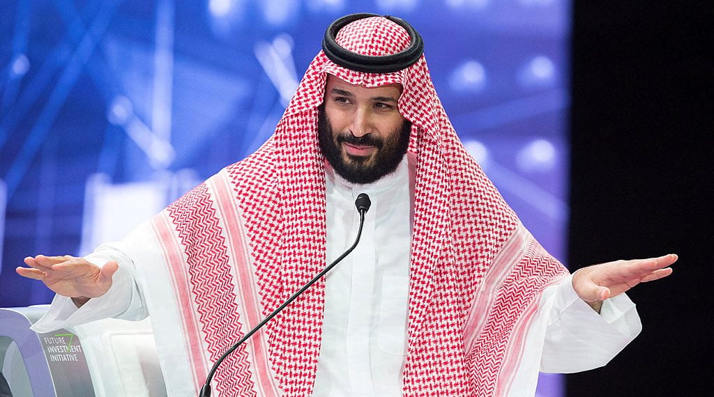 Le prince héritier saoudien Mohammed ben Salmane s'exprime lors du Forum de l'Initiative sur les investissements futurs à Riyad, en Arabie saoudite, le 24 octobre 2018 | Photo: Reuters / Bandar Algaloud / Gracieuseté de la Cour royale saoudienne