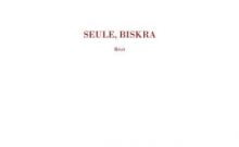 Livre juif : Seule, Biskra