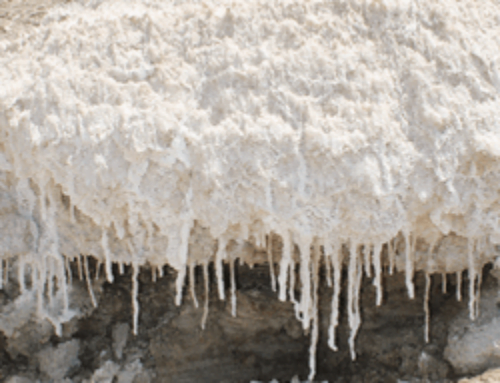 Les plus grande grotte de sel au monde près de la mer morte en Israël