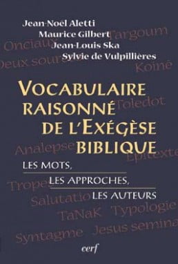 Vocabulaire raisonné de l'Exégète