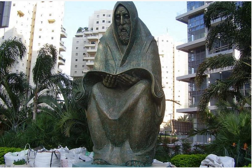 Ce monument, `` Prière '', à Ramat Gan, est à la mémoire des Juifs qui ont été tués en Irak pendant le pogrom Farhud (1941) et dans les années 1960. (crédit photo: Wikimedia Commons)