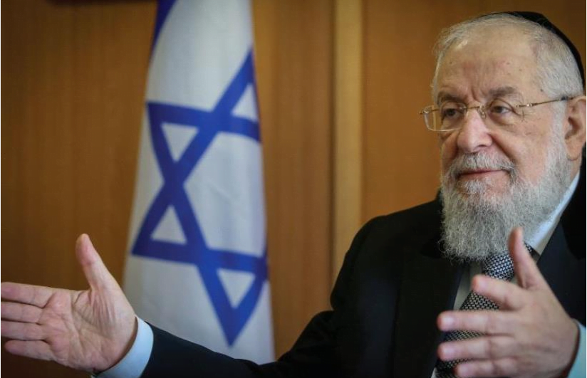 Le grand rabbin de Tel Aviv Yisrael Meir Lau (crédit photo: MARC ISRAEL SELLEM)